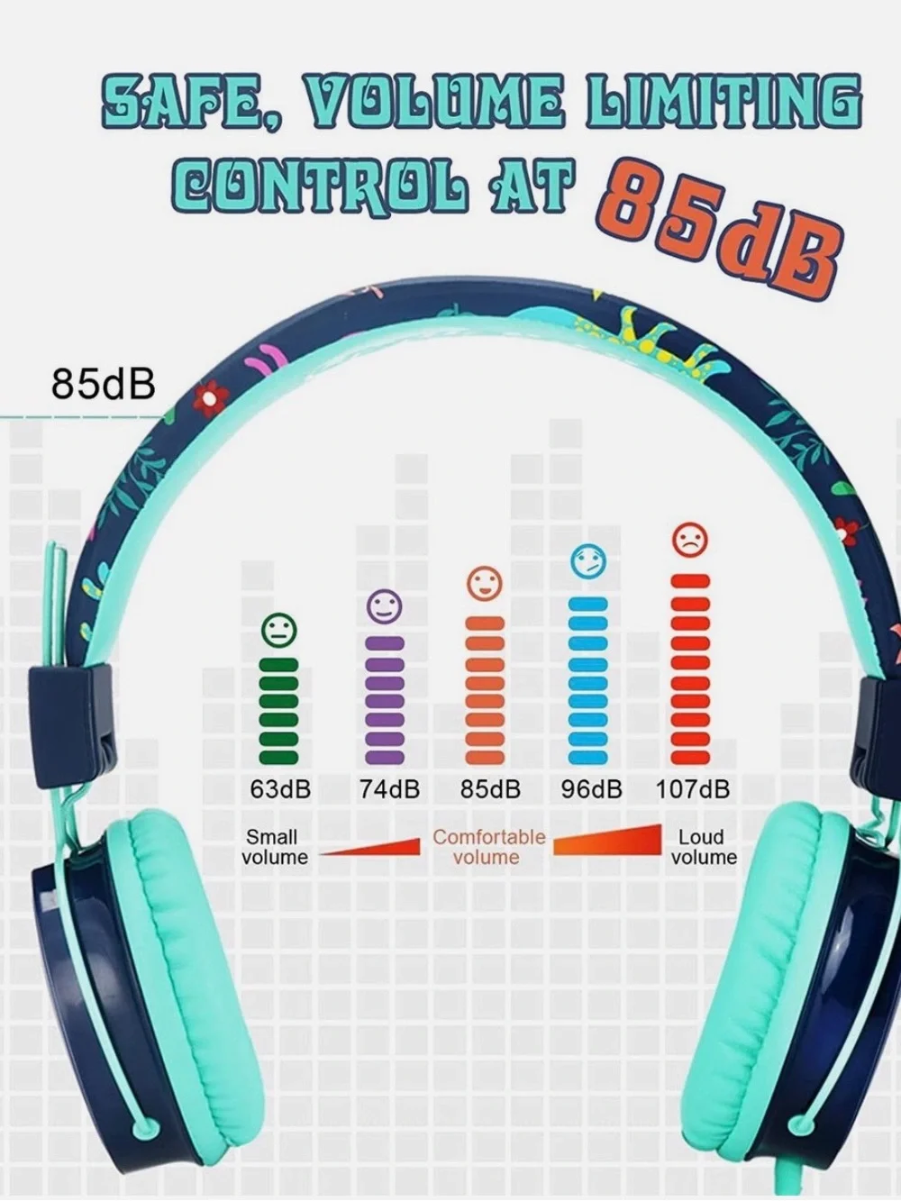 (2) Baseman Kids Headphones